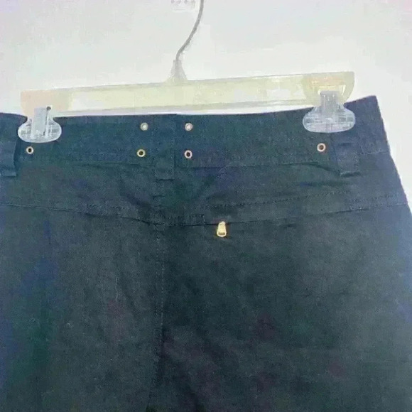 Ralph Lauren black Bermuda shorts gold zip 2 - Picture 6 of 6